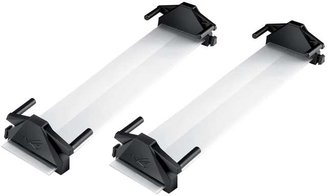 Main image of ASUS ABF01 ROG Bezel-Free Kit Universal Multi-Monitor Setup with Optical Micro-Structures Easy Assembly, Clear, (Set of 2)