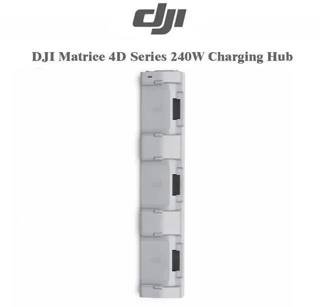 Alt view image 2 of 7 - DJI Matrice 4D 240W Charging Hub Sequential 3-Battery Fast Charge, Standby Mode