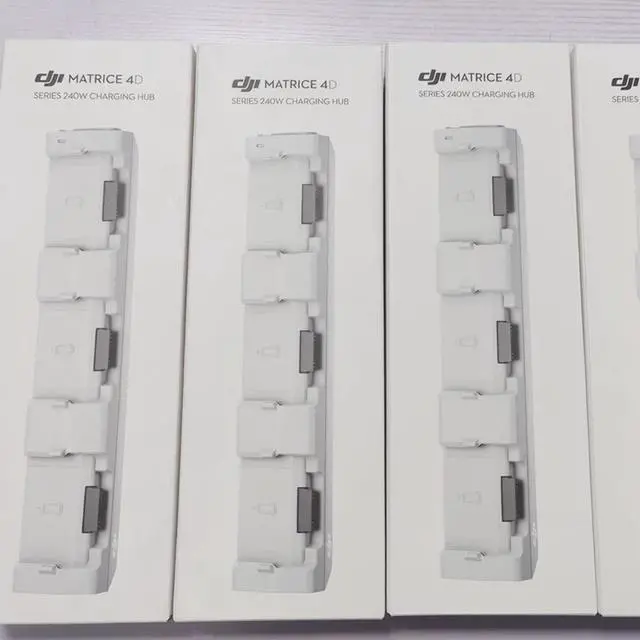 Alt view image 7 of 7 - DJI Matrice 4D 240W Charging Hub Sequential 3-Battery Fast Charge, Standby Mode