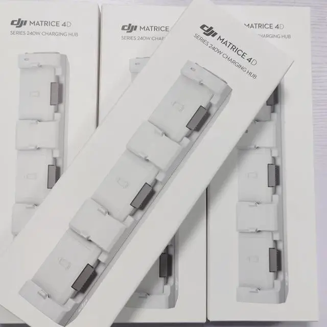 Alt view image 6 of 7 - DJI Matrice 4D 240W Charging Hub Sequential 3-Battery Fast Charge, Standby Mode