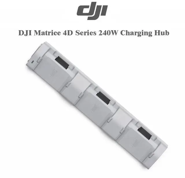 Alt view image 3 of 7 - DJI Matrice 4D 240W Charging Hub Sequential 3-Battery Fast Charge, Standby Mode