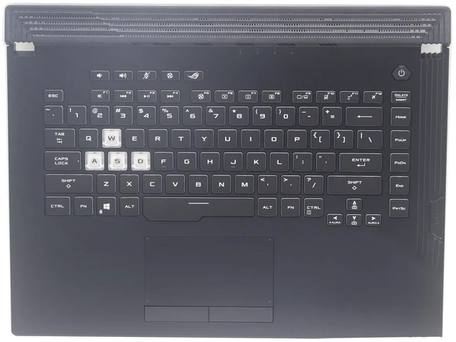 Main image of New Replacement Palmrest for Asus G531 G531GT G531GD GL531GT Upper Case with 8PIN Backlit Keyboard US 90NR01L4-R31US0