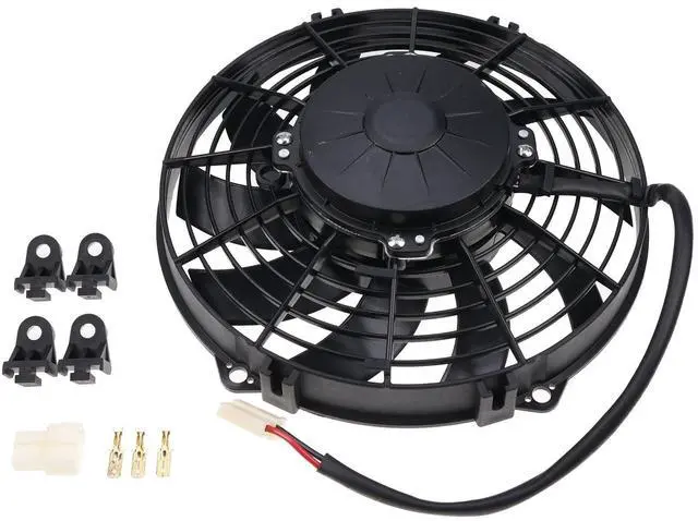 Alt view image 2 of 5 - YIHETOP Fan 12V Evaporator 225MM 78-1181 VA07-AP12/C-31A Compatible for Thermo King V-190 V-200 V-300 V-500 V-520 C090 ES100 ES200 ES300