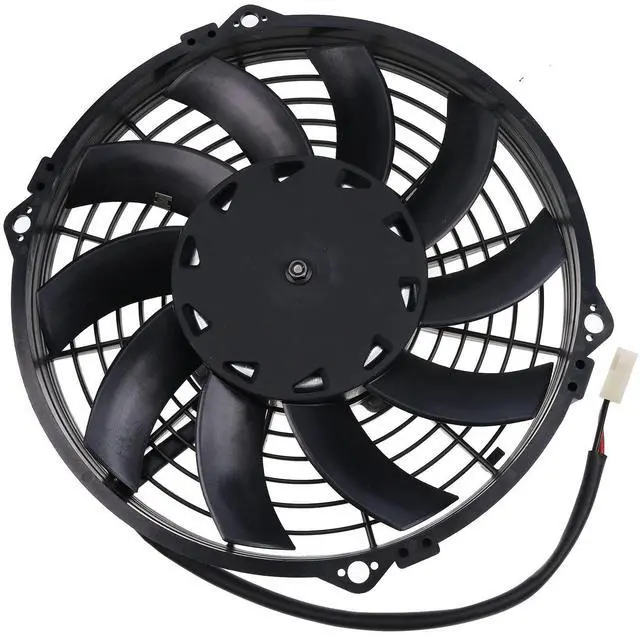 Alt view image 3 of 5 - YIHETOP Fan 12V Evaporator 225MM 78-1181 VA07-AP12/C-31A Compatible for Thermo King V-190 V-200 V-300 V-500 V-520 C090 ES100 ES200 ES300