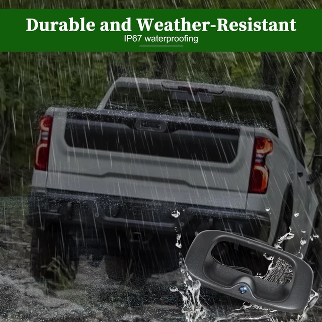 Alt view image 5 of 5 - KAFLLA Tailgate Handle Backup Camera for Chevy Silverado & GMC Sierra