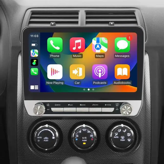 Main image of Car Radio for Dodge Challenger & Dodge Avenger 2008-2014 Stereo Replacement Upgrade 8core 4+32GB Touch Screen Wireless CarPlay & Android Auto Head Unit GPS Navigation Bluetooth WiFi DSP SWC FM/