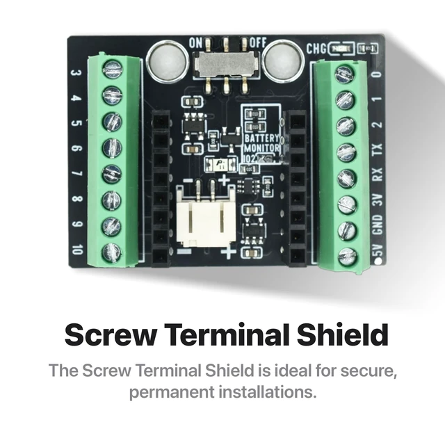 Alt view image 5 of 5 - Lonely Binary 3-Pack ESP32-C3 OLED WiFi BLE LiPo Shield for C++