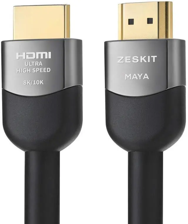 Alt view image 5 of 5 - Zeskit Certified 2.1 8K HDMI Cable 48Gbps 4K120Hz Compatible with Soundbar eARC HDR10 VRR Dolby Vision Atmos HDCP 2.2 2.3 PS5 Xbox Series X Apple TV Roku (Ultra High Speed, Maya CL3 In Wall Long 13