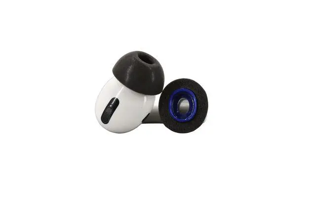Alt view image 3 of 5 - Dekoni Bulletz Memory Foam Ear Tips for AirPods Pro and AirPods Pro 2 ^^ Replacement Ear Tips