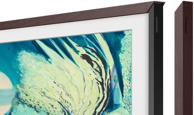 Main image of Samsung 43-inch The Frame Customizable Bezel Modern Brown (VG-SCFA43BWBZA, 2021 Model)