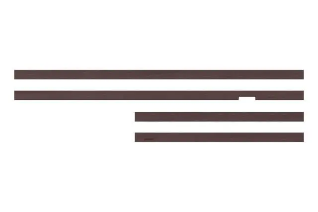 Alt view image 5 of 5 - Samsung 43-inch The Frame Customizable Bezel Modern Brown (VG-SCFA43BWBZA, 2021 Model)