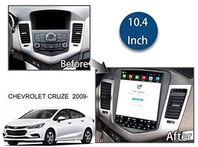 Alt view image 3 of 5 - 8 Core Radio for Chevrolet Chevy Cruze Upgrade 2009 2010 2011 2012 2013 2014 2015 T-Style Touch Screen Stereo Carplay and Android Auto 2+64GB Free Camera