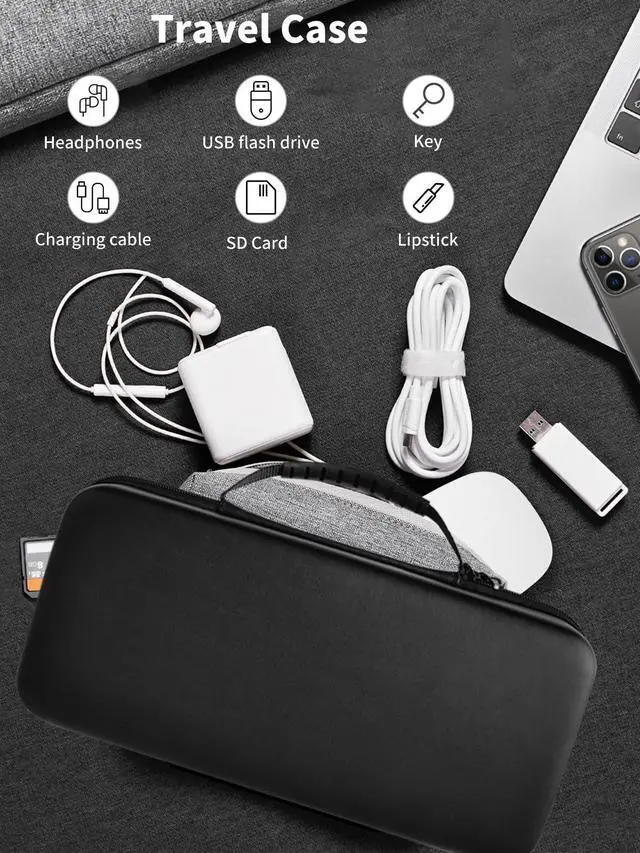 Alt view image 2 of 5 - Case for Lenovo Legion Go 2,NOUKAJU Game Console Storage Box,Portable Travel Carrying Protective Storage Case,Protective Cover for Lenovo Legion Go 2 Gaming Consoler(Black)