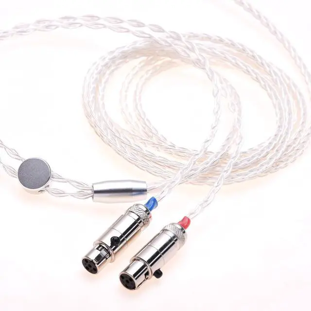 Alt view image 3 of 3 - GAGACOCC 4Pin XLR Balanced 8 Cores 5n Silver Plated Headphone Upgrade Cable Compatible for Audeze LCD-2 LCD-3 LCD-4 LCD-X LCD-XC 2m (6.5ft)