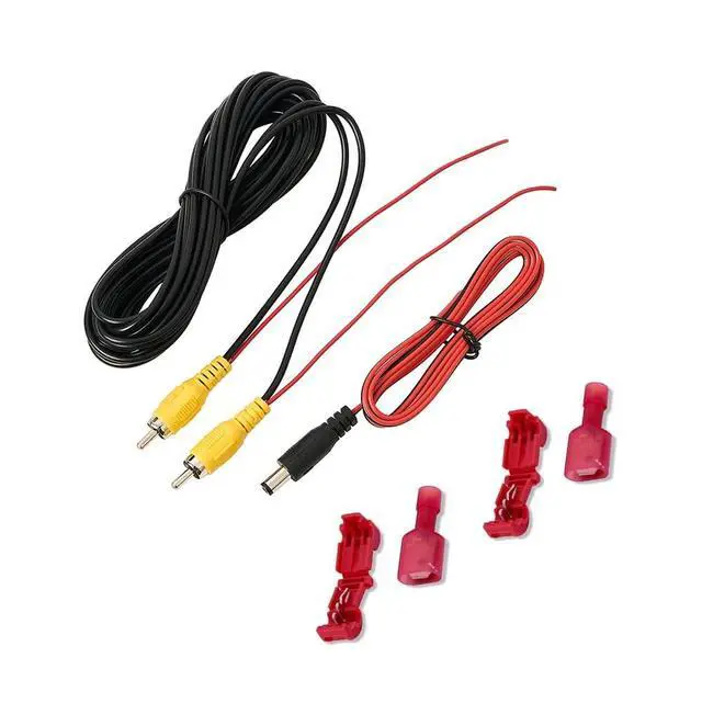Alt view image 4 of 5 - aSATAH AHD 720P/CVBS Car Rear View Camera's Fisheye Lens License Plate Camera with RCA Cable & Vehicle Camera for Hyundai Accent MC Avante Elantra Sonata Tucson Veracruz KIA & Backup Golden Camera