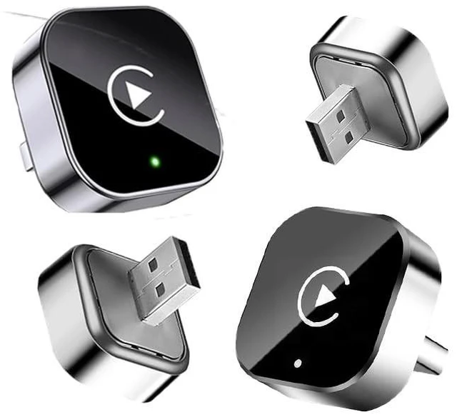 Main image of Wireless CarPlay Adapter for iPhone and Android, Fast auto Connection with USB/USB-C, no lag, Compact, Plug and Play