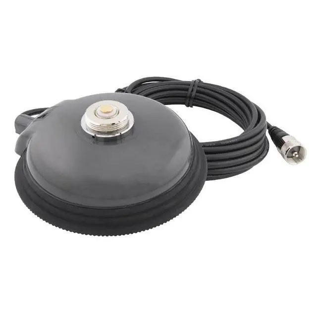 Main image of Comet CM-5NMO Mobile Antenna Magnet Mount with 3.25 Inch Heavy-Duty Base and NMO Connector for VHF and UHF Mobile Antennas Durable Weather-Resistant Design for Vehicle Installations