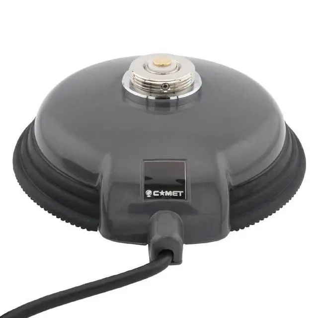 Alt view image 2 of 3 - Comet CM-5NMO Mobile Antenna Magnet Mount with 3.25 Inch Heavy-Duty Base and NMO Connector for VHF and UHF Mobile Antennas Durable Weather-Resistant Design for Vehicle Installations