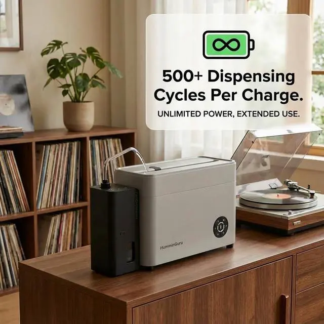 Alt view image 2 of 5 - HumminGuru Automatic Water Dispenser for Ultrasonic Vinyl Record Cleaner