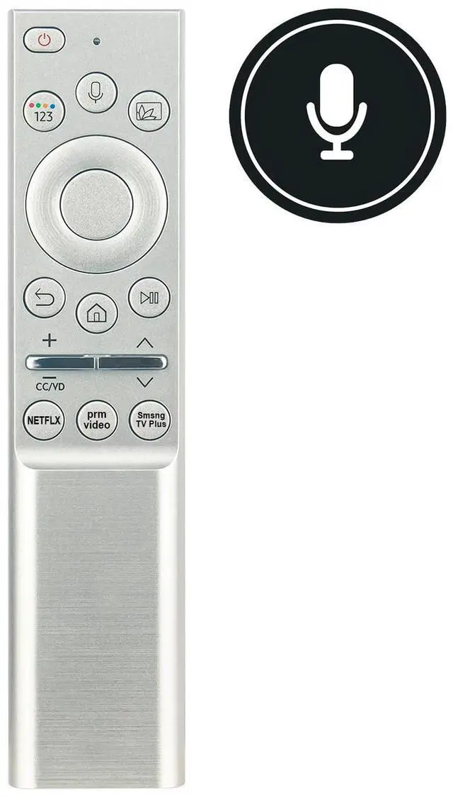 Alt view image 2 of 4 - WINFLIKE BN59-01346A BN59-01327A Universal Voice Remote Control Replace for Samsung QLED Smart TV QN55LST7TAFXZA QN75LS QN65LST7TAFXZA QN55LST7TAFXZA QN65LST9TAFXZA