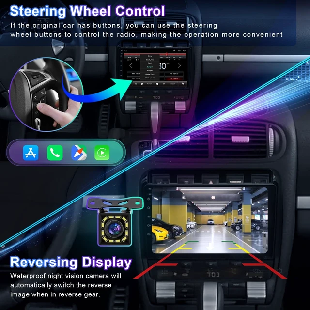 Alt view image 3 of 5 - 9.7'' Android 13.0 Car Radio Stereo for Ford Transit 2013 2014 2015 2016 2017 2018 2019,for Ford Transit Custom 2014-2019 Touchscreen Radio with Carplay & Android Auto Support Bluetooth (4+64G)