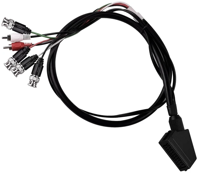 Main image of XTPTFABS Female RGB SCART to 4 BNC+Audio Cable,Adopt Dual Shielding Design