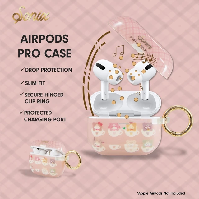 Alt view image 4 of 5 - Sonix x Sanrio Cases for AirPods Pro (1st Gen) - Hard Cover, Protective Case for Apple AirPods Pro Gen 1 ^^ HK & Friends Latte Bears