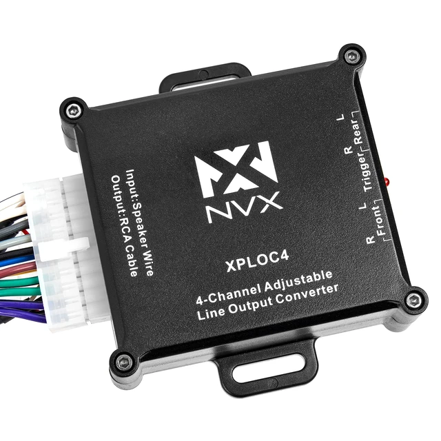 Alt view image 2 of 5 - NVX XPLOC4 4-Channel 600W Adjustable Line Output Converter with Remote Turn On