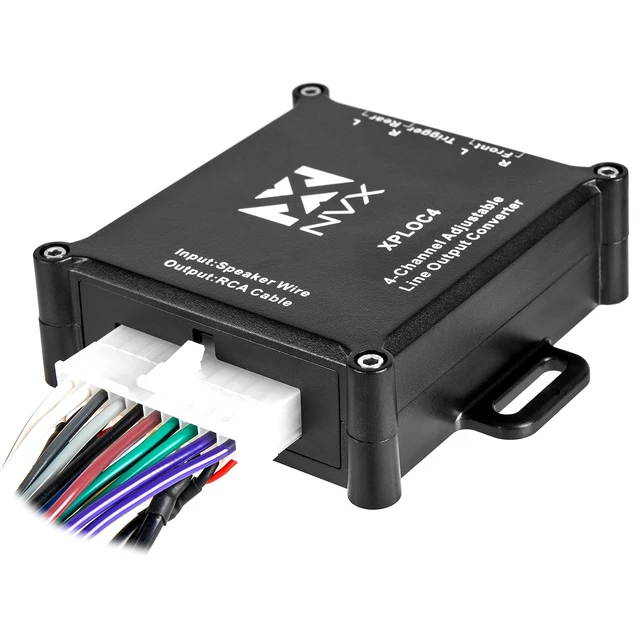 Alt view image 3 of 5 - NVX XPLOC4 4-Channel 600W Adjustable Line Output Converter with Remote Turn On