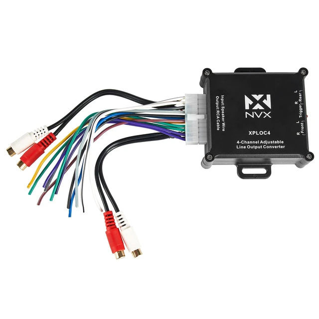 Alt view image 4 of 5 - NVX XPLOC4 4-Channel 600W Adjustable Line Output Converter with Remote Turn On