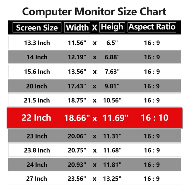 Alt view image 3 of 5 - RedANGEL 2-Pack 22-Inch Computer Privacy Screen for 16:10 Monitor