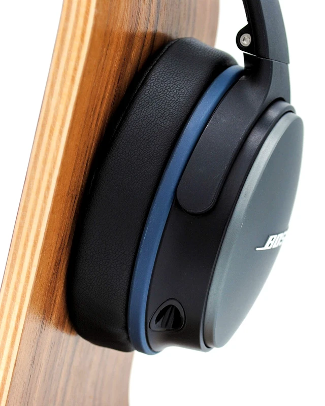 Alt view image 3 of 4 - Dekoni Premium Replacement Ear Pads for Bose QuietComfort 35 & QC35 II ^^ Soft Headphone Covers for Ears with Memory Foam ^^ Compatible with Bose QC25, QC15 ^^ Easy Installation (Midnight Leathe