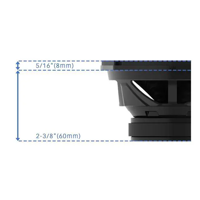 Alt view image 3 of 5 - Kenwood KFC-C6898RS 6"x8" 2-Way Car Speakers 360W Peak Power, Polypropylene Woofer Cone, Balanced Dome Tweeter, Acoustic Sound Harmonizer