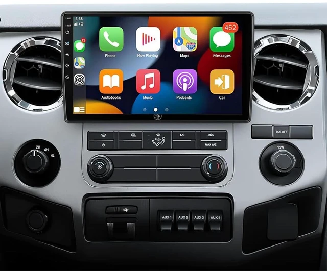 Main image of 10 inch Car Stereo Radio for 2006-2014 Ford F-250 F-350 Super Duty Radio Touch Screen Upgrade Radio for F-250 Head Unit Backup Camera with Wireless Carplay Bluetooth GPS Navigation Mirror Link,