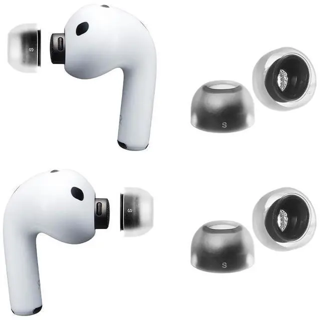 Main image of AZLA SednaEarfit MAX for AirPods Pro 3 Replacement Ear Tips for Apple AirPods Pro 3, Medical Silicone Eartip with Pressure-Free Matte Finish, 12H Micro Mesh Filter for Original So