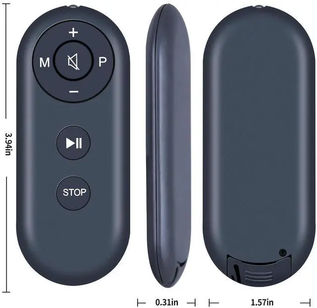 Alt view image 3 of 5 - WKOLF Replacement Remote Control Compatible with FOUSAE Walking Pad Under Desk Treadmill ZX390A X381PTA X381PB, for Acezoe Walking Pad P11Pro