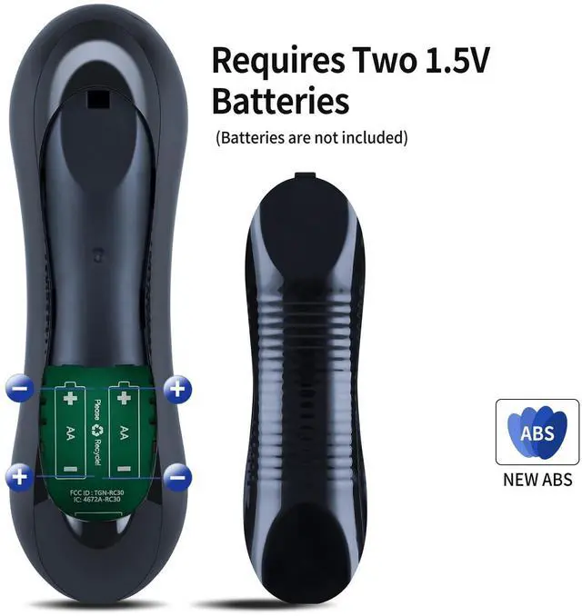 Alt view image 2 of 3 - HZIME New Replacement Remote Control Compatible for TiVo MEDIACOM (IR and RF) RCN TIVO SMLD-00266-000 URC-7020BC0-XXXX-R