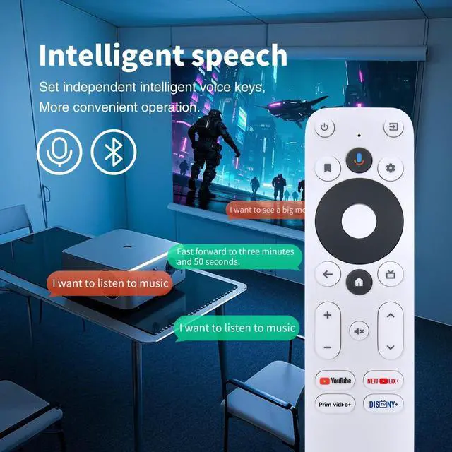 Alt view image 3 of 5 - WDZP New R-C-OHS-C008 Replacement Remote Control fit for BenQ HT4550i 4K LED Projector