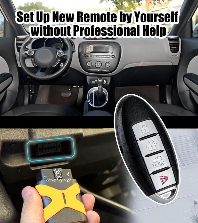 Alt view image 5 of 5 - Remote2program Smart Proximity Car Key Keyless Entry Remote DIY Kit Replacement for 2007-2012 Nissan Altima Maxima/2009-2012 Infiniti FX35/G37/FX50 KR55WK48903 KR55WK49622 (1PCS Remote Kit)