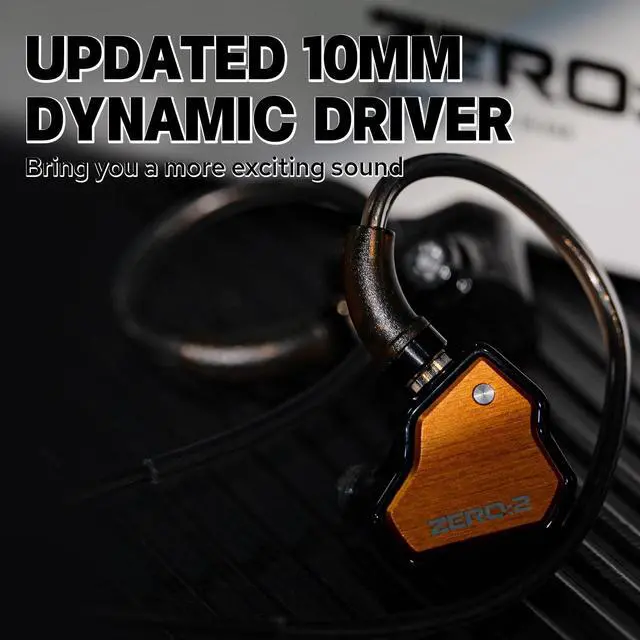 Alt view image 3 of 5 - Linsoul 7Hz x Crinacle Zero:2 in Ear Monitor, Updated 10mm Dynamic Driver IEM, Wired Earbuds Earphones, Gaming Earbuds, with OFC IEM Cable for Musician (with MIC, Orange)