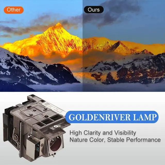 Alt view image 4 of 5 - GOLDENRIVER PK-L3715U Premium Quality Replacement Projector Lamp with Housing Compatible with JVC LX-FH50 LX-WX50 Projectors