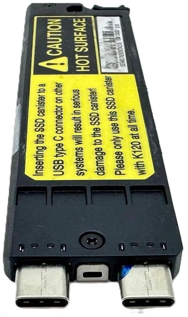 Alt view image 3 of 5 - WOOLITOU K120 SSD Canister Caddy Made for GETAC Removable Hard Drive Caddy for Rugged Laptops