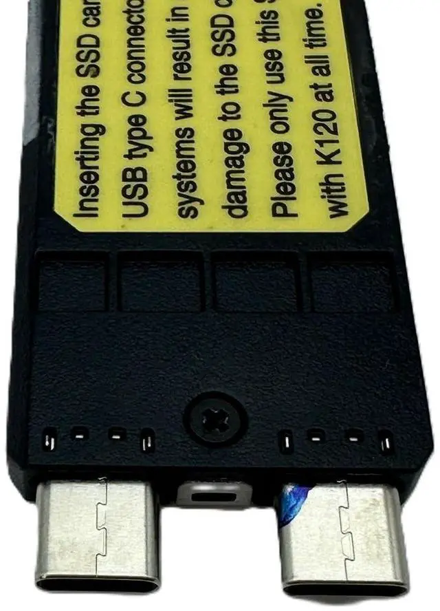 Alt view image 4 of 5 - WOOLITOU K120 SSD Canister Caddy Made for GETAC Removable Hard Drive Caddy for Rugged Laptops