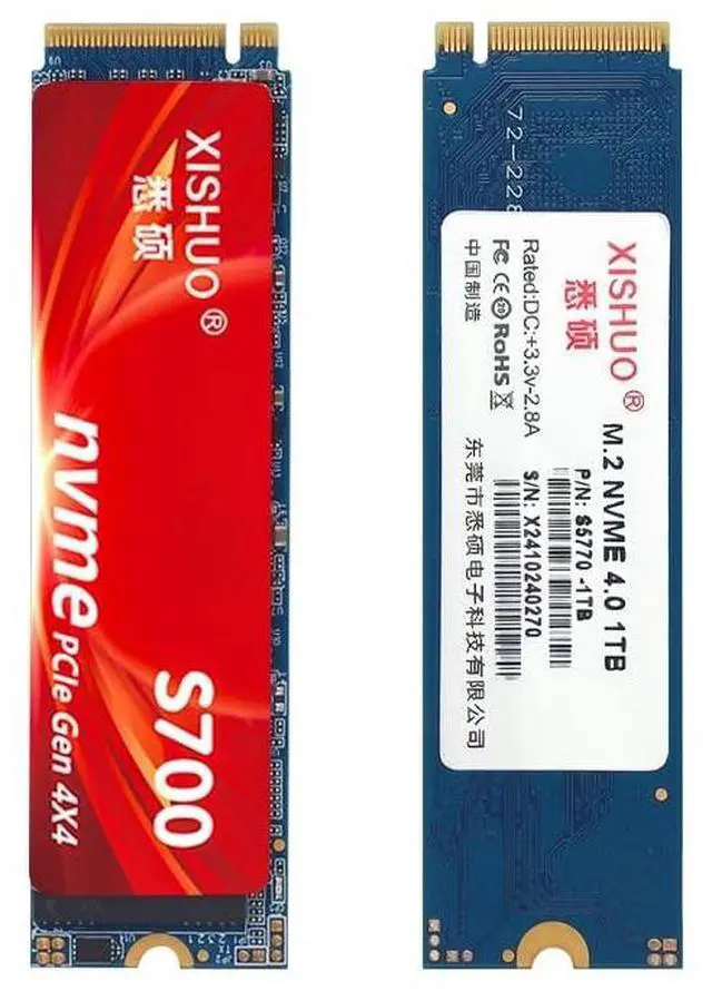 Alt view image 5 of 5 - XISHUO SSD NVME (2, TB)