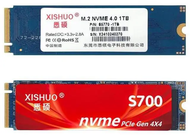 Alt view image 3 of 5 - XISHUO SSD NVME (2, TB)