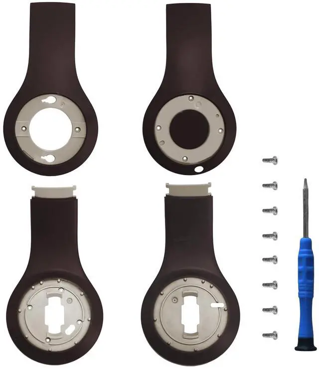 Main image of Studio Pro Inside Panel Inner Panel Repair Parts Accessories Repair Kit for Beats Studio ProModel A2924 Headphone,Durable Inner Shell Outside Shell Repair Parts(Deep Brown)