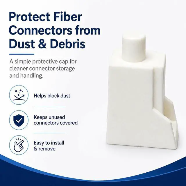 Alt view image 4 of 5 - PoParttg Fiber Optic Dust Caps for LC Connectors (Pack of 30)