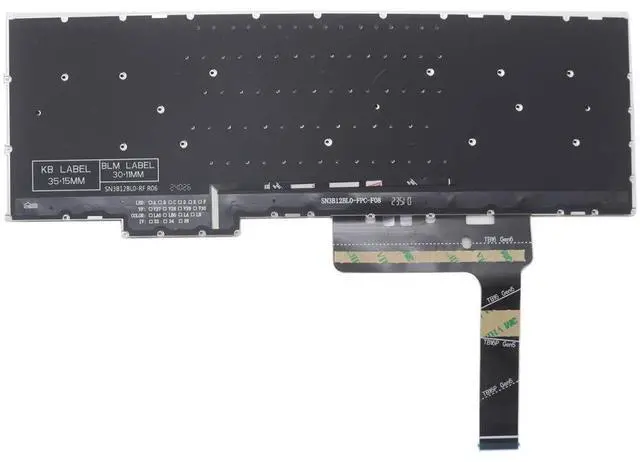 Alt view image 2 of 2 - New Replacement Keyboard for Lenovo ThinkBook 16 G6 ABP IRL 16 G7 ARP IML ThinkBook 16p G5 IRX Backlit US