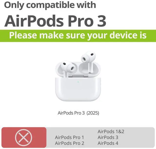 Alt view image 3 of 5 - Carveit Wooden Case for AirPods Pro 3 Case (2025), Wood Artisan Engraved & TPU Shockproof Cover, Titanium Quick Released Clasp, Wireless Chargers Compatible (The Incomplete Compass) W