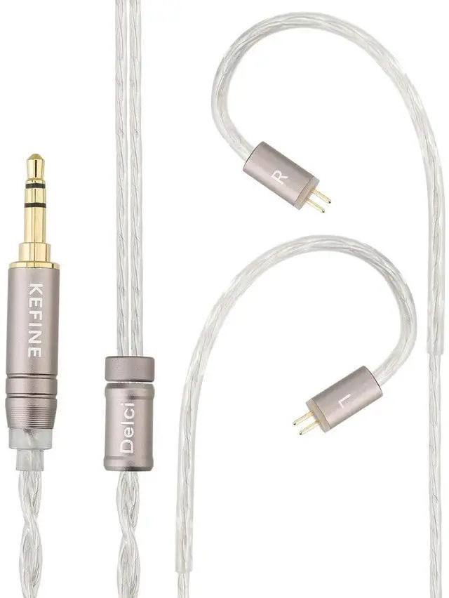 Alt view image 2 of 3 - syeindunce Kefine Delci AE 10mm DLC+PU Diaphragm Dynamic Driver IEMs, Wired in Ear Monitor Earphones, HiFi Earbuds with Transparent and Powerful Sound, Two Tuning Style (3.5mm)